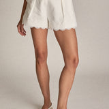 The Eloise Lace Linen Shorts