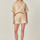 Linen Lace Shirt