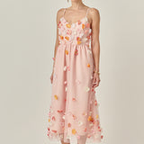 Petal Bloom Midi Dress