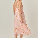 Petal Bloom Midi Dress