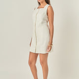 Linen Sleeveless Mini Dress