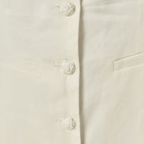 Linen Sleeveless Mini Dress