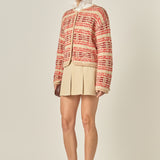 Textured Stripe Jacket