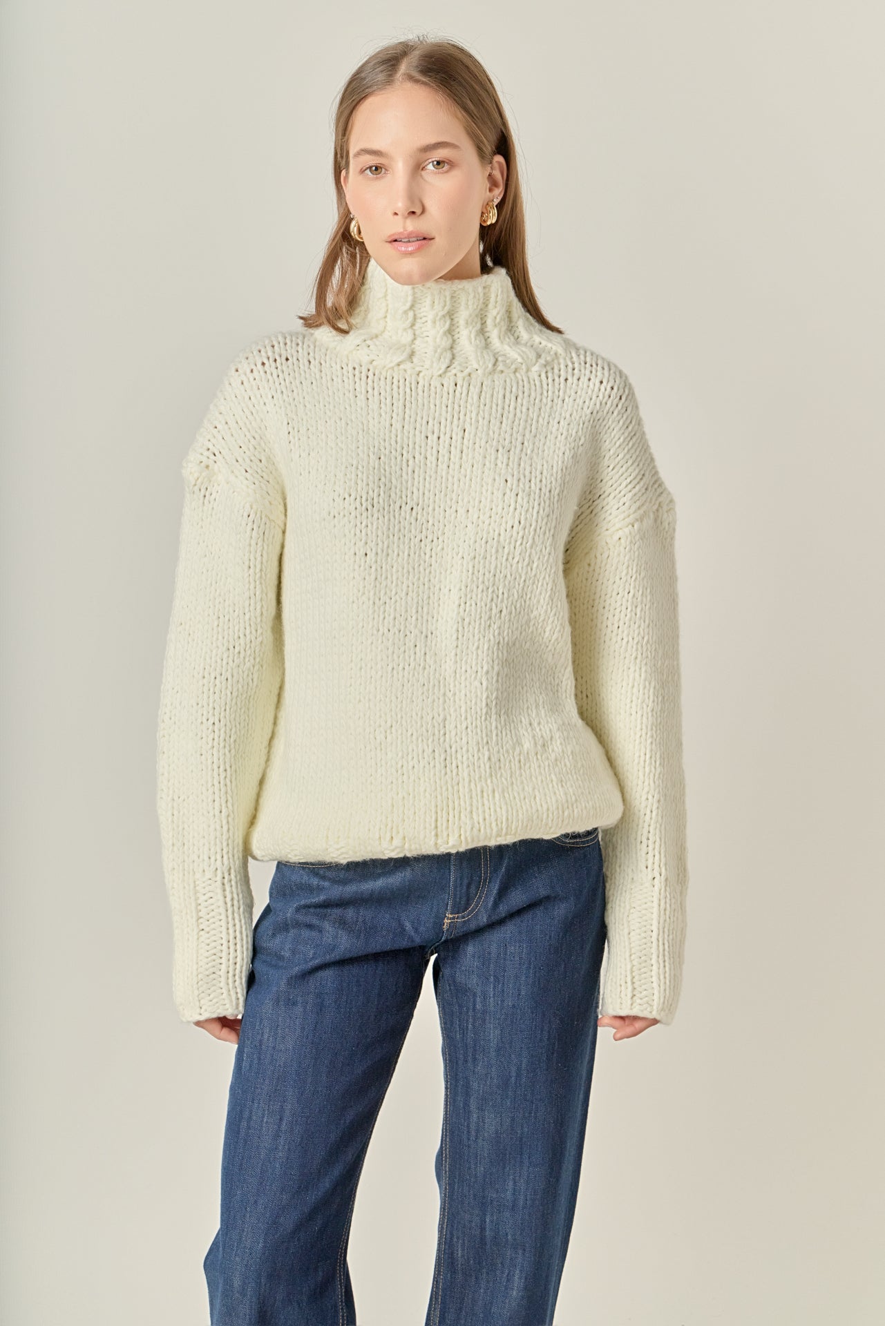 Thick Turtle Neck Sweater – English Factory