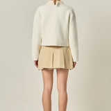 Contrast Placket Cardigan