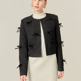 Woven Bow Jacket