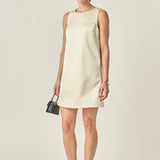 Satin Sleeveless Midi Dress