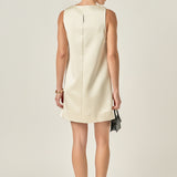 Satin Sleeveless Midi Dress