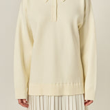 Polo Mixed Media Mini Dress