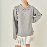 Polo Mixed Media Mini Dress