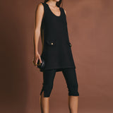 Sleeveless Knit Mini Dress