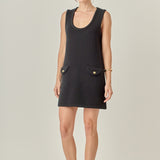Sleeveless Knit Mini Dress