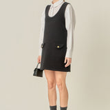 Sleeveless Knit Mini Dress