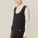 Sleeveless Knit Mini Dress