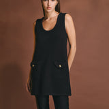 Sleeveless Knit Mini Dress