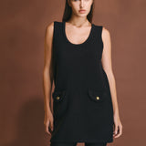 Sleeveless Knit Mini Dress