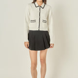 Scalloped Detailed Cardigan