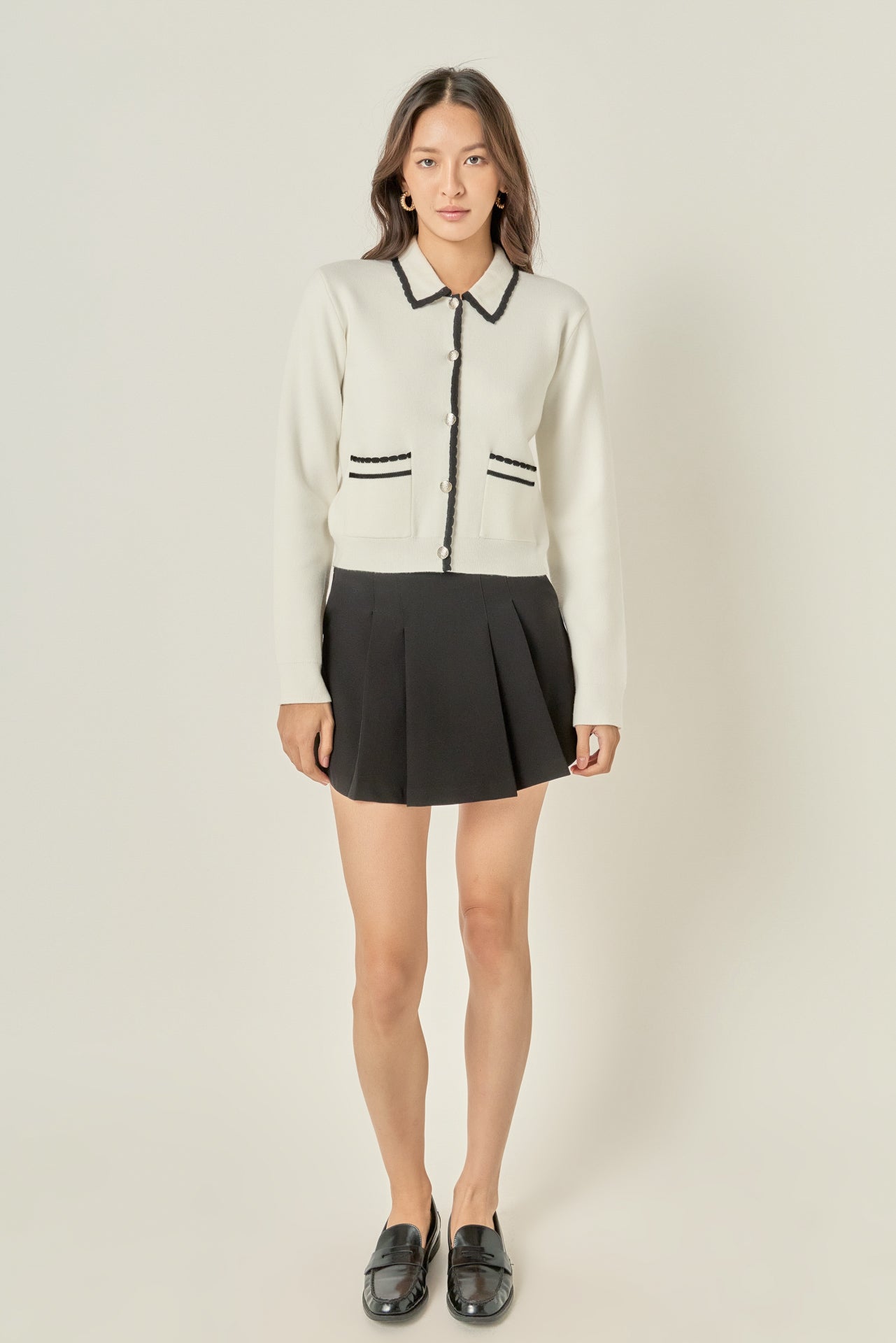 Scalloped Detailed Cardigan