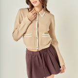 Scalloped Detailed Cardigan