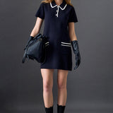 Scallop Detailed Mini Dress