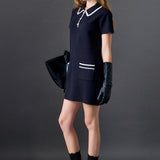 Scallop Detailed Mini Dress