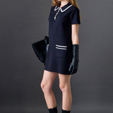 Scallop Detailed Mini Dress