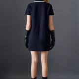 Scallop Detailed Mini Dress