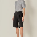 Puff Sleeve Cable Sweater Top
