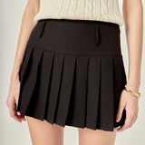 Pleated Skort