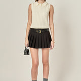 Pleated Skort