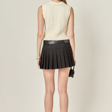 Pleated Skort