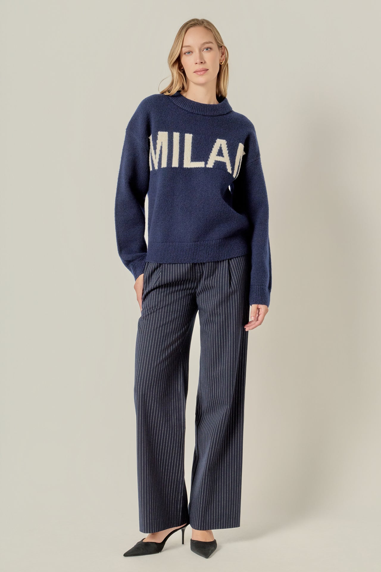 Lettering Sweater