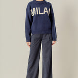 Lettering Sweater