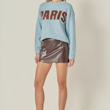 Lettering Sweater