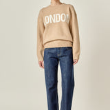 Lettering Sweater