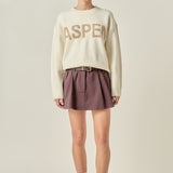 Lettering Sweater