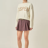 Lettering Sweater
