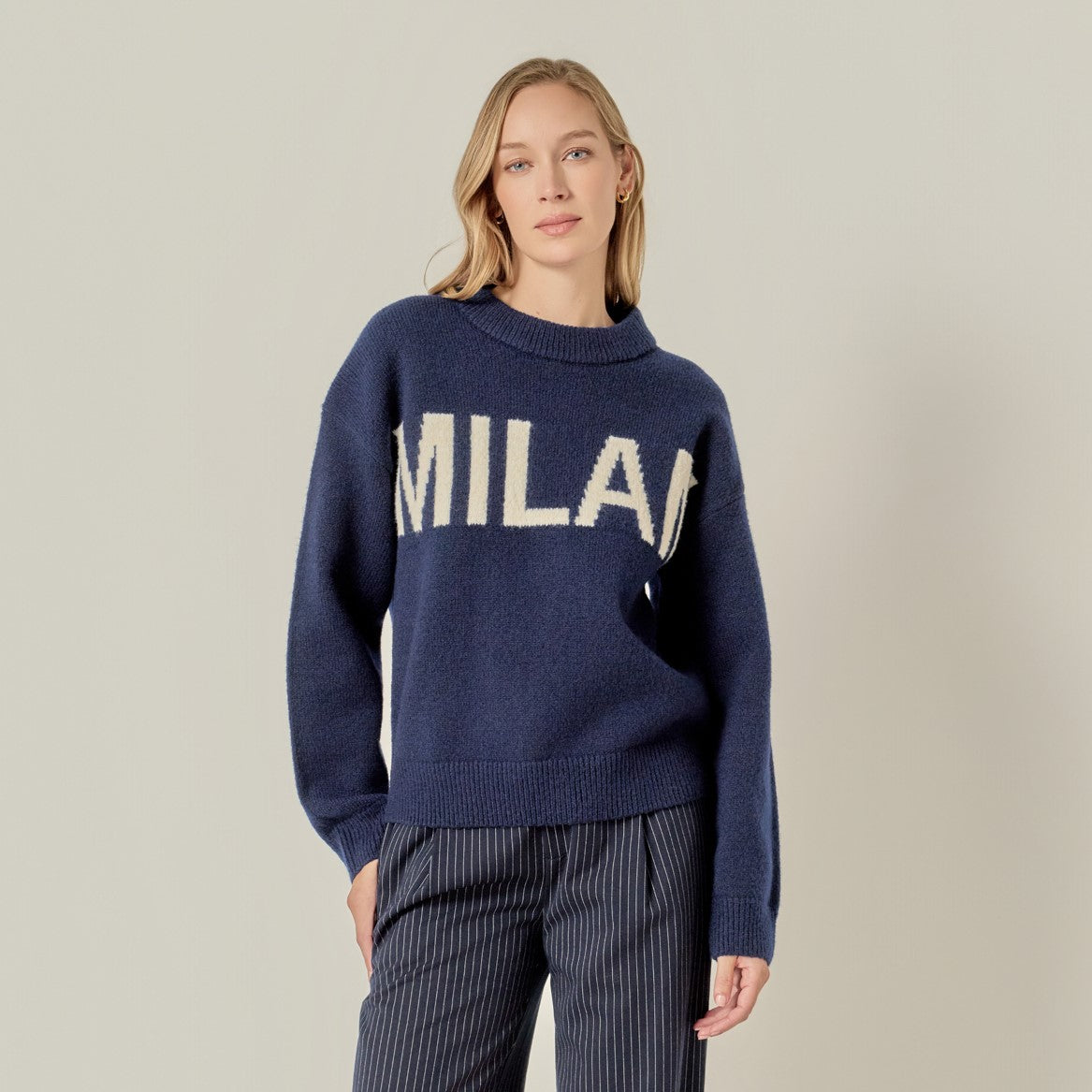 Lettering Sweater