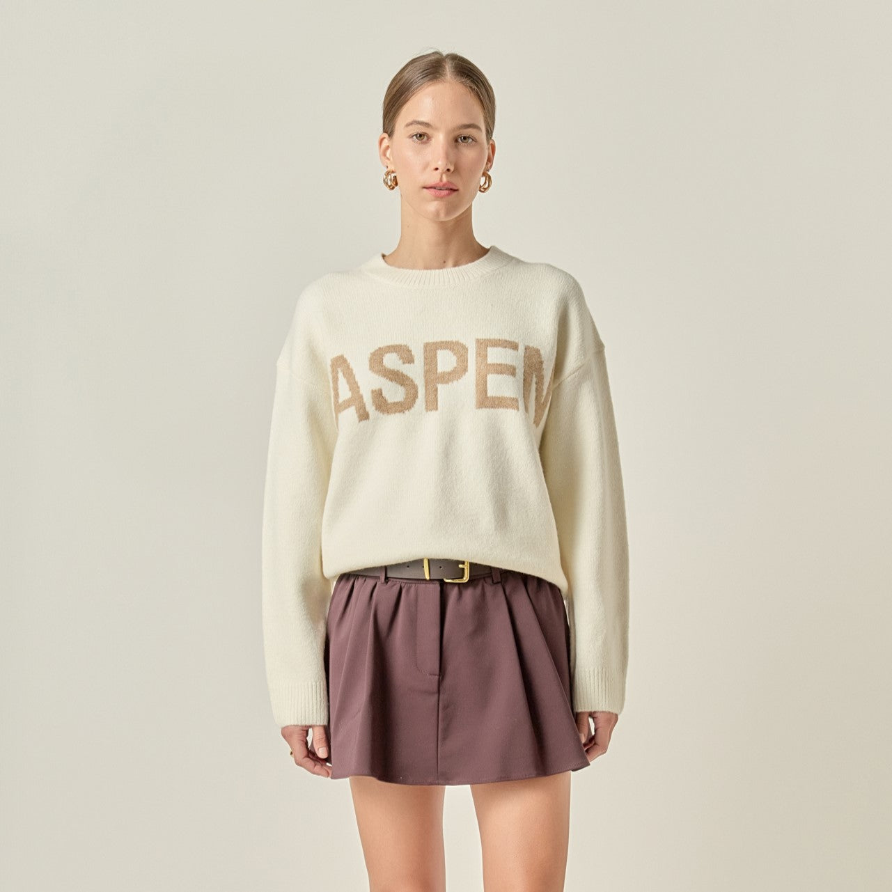 Lettering Sweater