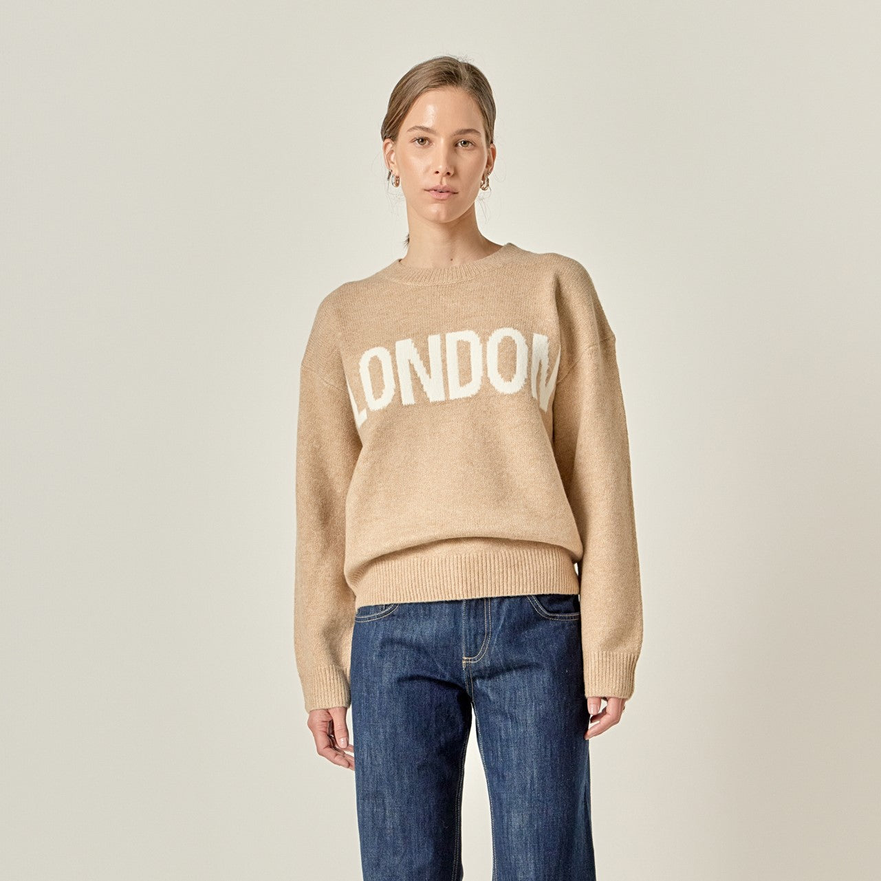 Lettering Sweater