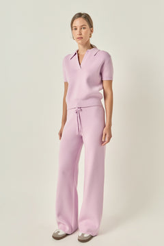 String Knit Pants