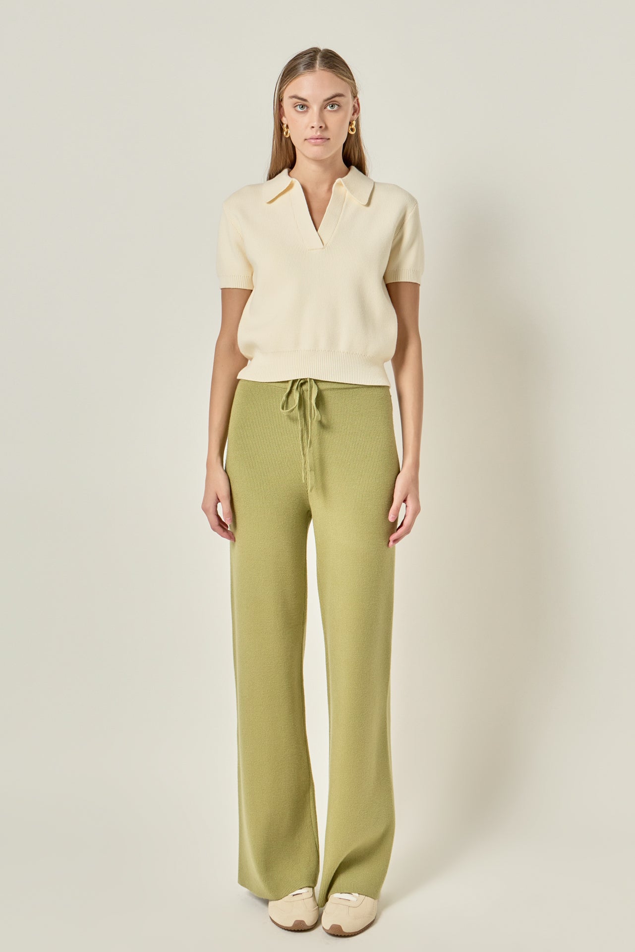 String Knit Pants