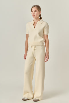 String Knit Pants