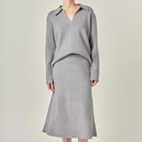 Midi Knit Skirt