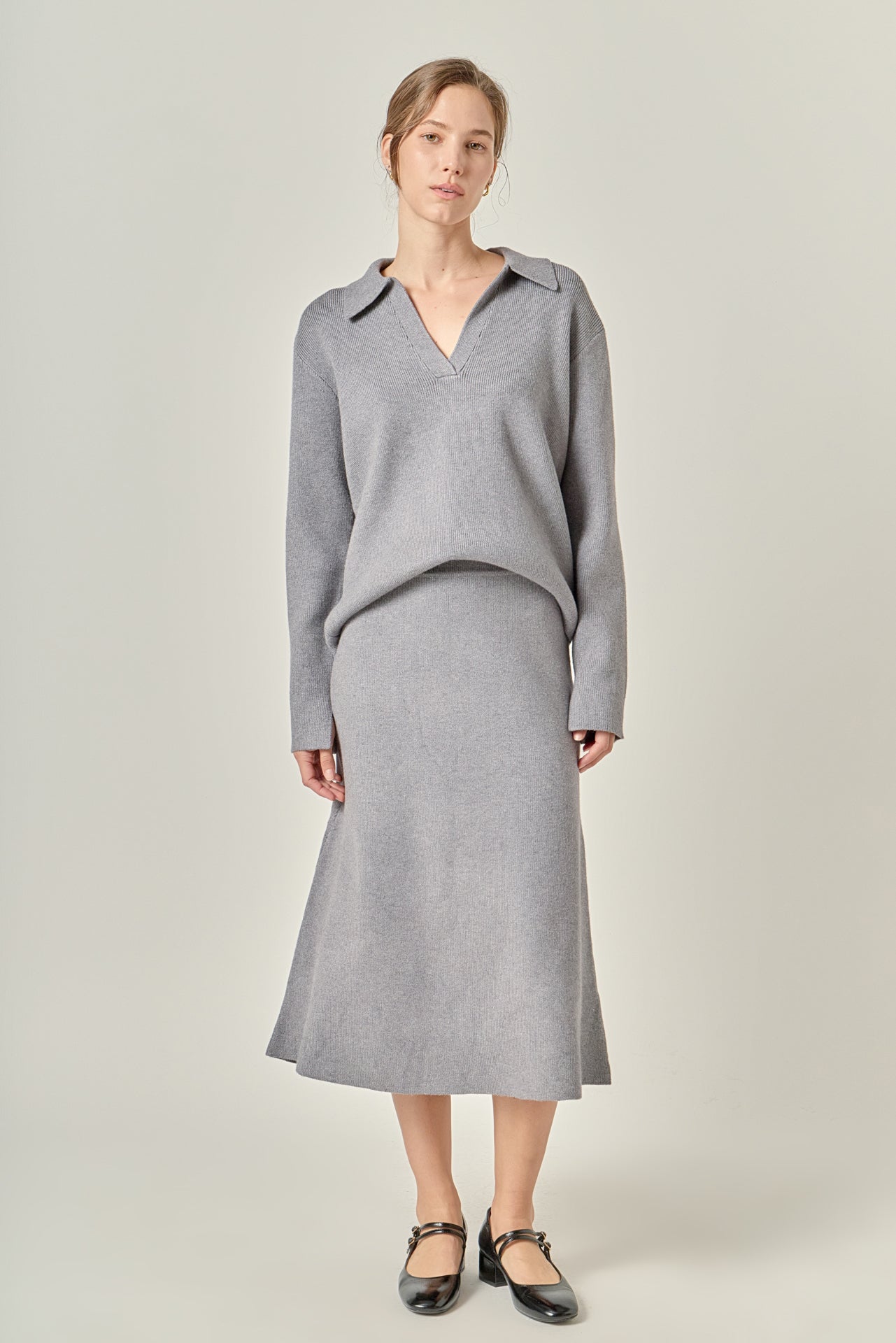 Midi Knit Skirt