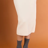 H-Line Knit Midi Skirt