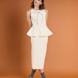 H-Line Knit Midi Skirt