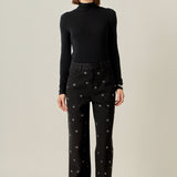 Rhinestone Heart Jeans