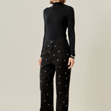 Rhinestone Heart Jeans