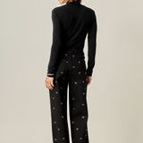 Rhinestone Heart Jeans